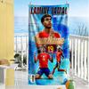 Lamine Yamal Personalisiertes Text Strandtuch Super Weich & Saugfähig Ideal für Reisen Outdoor Schwimmbad Yoga Surfen Camping Wandern Fitnessstudio Geschenk Urlaub