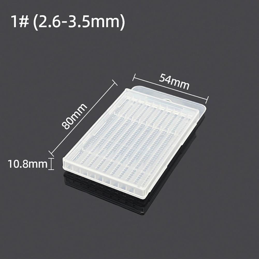 1Pcs Clear Tool Parts Storage Case Plastic Hardware Tool Box For Twist Drill Tap Accessories