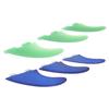3PCS Surfboard Thruster Fins Fiberglass Fishtail Surfboard Fin Replacement for FCS1