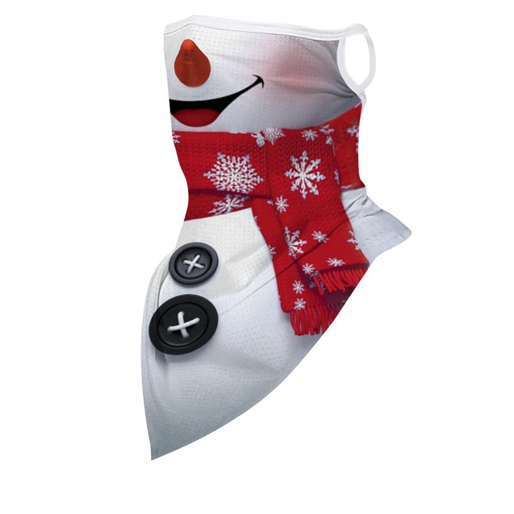 Weihnachten Halbgesichtsmaske Unisex Sturmhaube Bandana Nackenwärmer Schlauchschal Kopfbedeckung