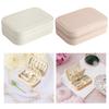 Compact Jewelry Storage Box with Multiple Compartments for Rings, Earrings, and Necklaces - Stylish