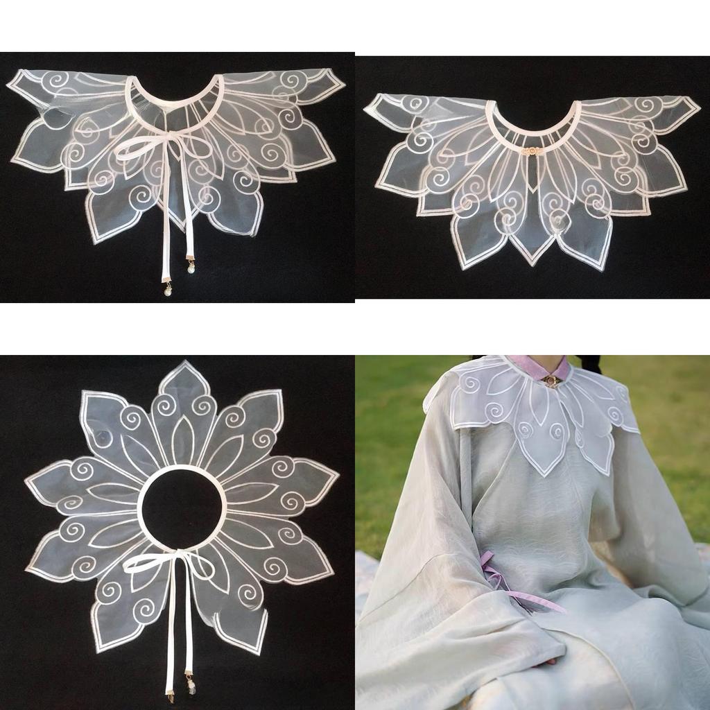 Ethnic Style Polyester Lace Collared Shoulder Cover For Women Spring 2022