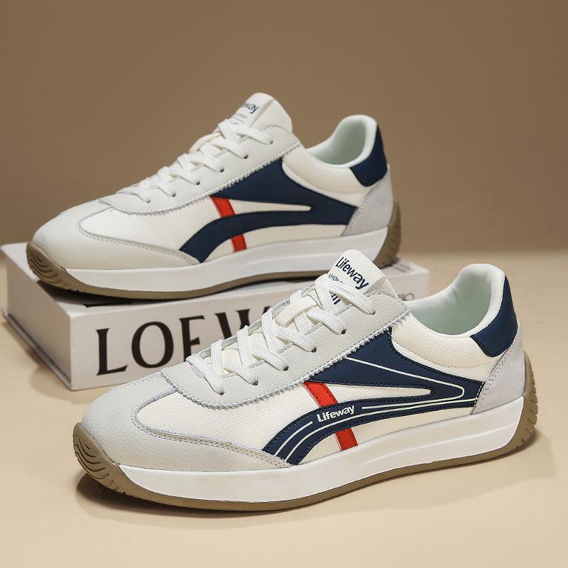 

Мужские кроссовки в стиле ретро Forrest Gump класса люкс - Мягкая подошва, Легкие, Дышащие, Повседневные кроссовки для улицы для осени и зимы. 39 бежевый/синий