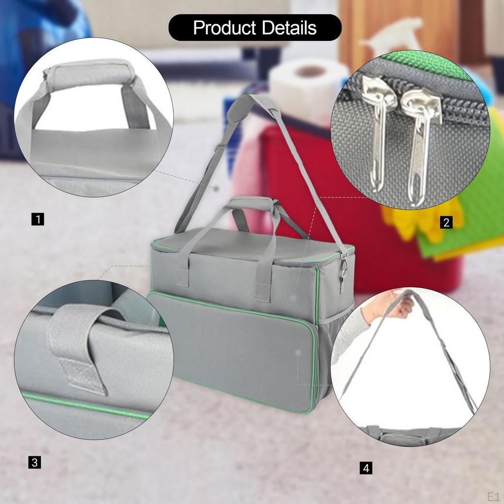 Carpet Cleaner Storage Bag Carrying Case with Top Handle Impact Resistant Carry for Cleaning