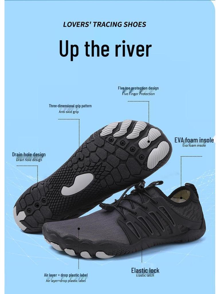 Unisex Five-Finger Barefoot Shoes for Hiking, Surfing, Climbing, and Trail Running