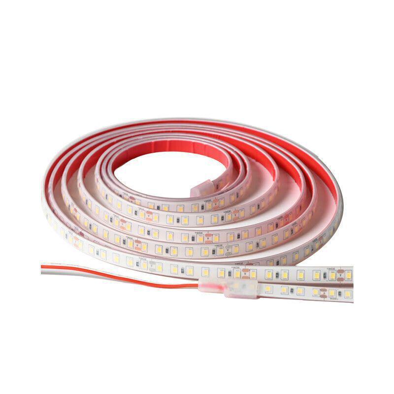 Waterproof 24V LED Strip Light, 3m² Area, Self-Adhesive Silicone, Outdoor Pool Illumination