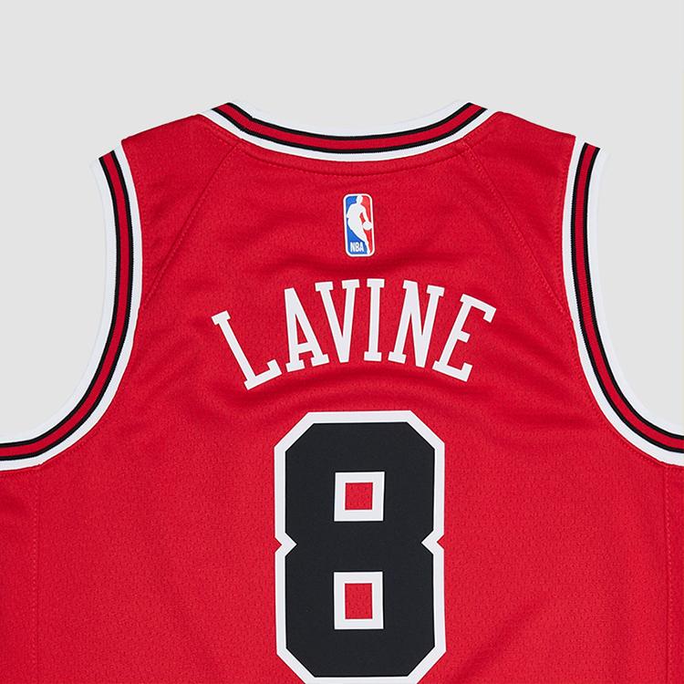 Nike X NBA Collaboration Youth Chicago Bulls Zach Lavine Home Quick-Dry Breathable Basketball Jersey Kids Jersey Red 3Z2B7BZ2P-BULZL