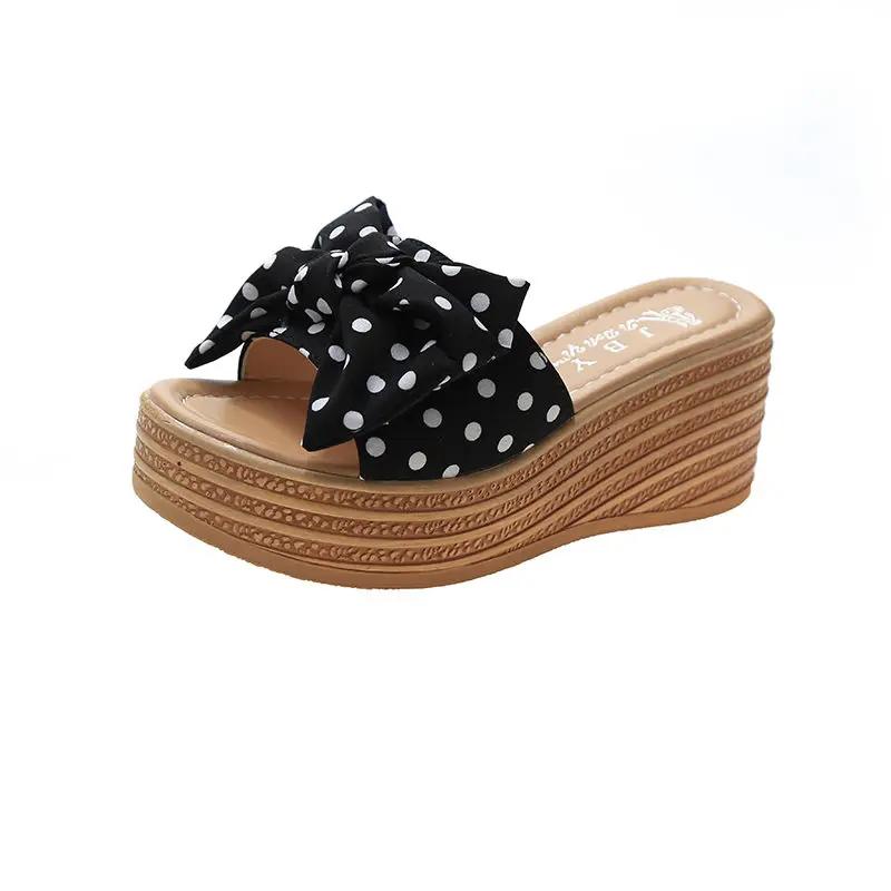 Fashion Shoes For Women Flip Flops Sandals Wedge Heel Woman Slippers High Quality Original Slides 39 Vip With Wholesale Bulk On Sale