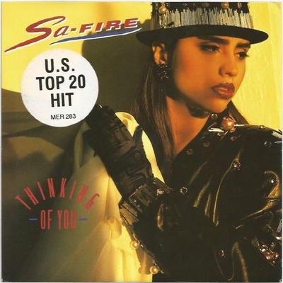 7-Zoll-Schallplatte SAFIRE - Thinking Of You MER283 Mercury 1988 UK Dance & Electronica Gebraucht