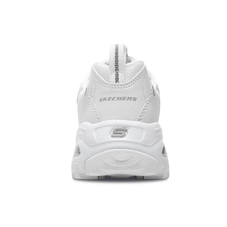 Skechers D'LITES Daddy Shoes 'White Silver' Women's 11931-WSL