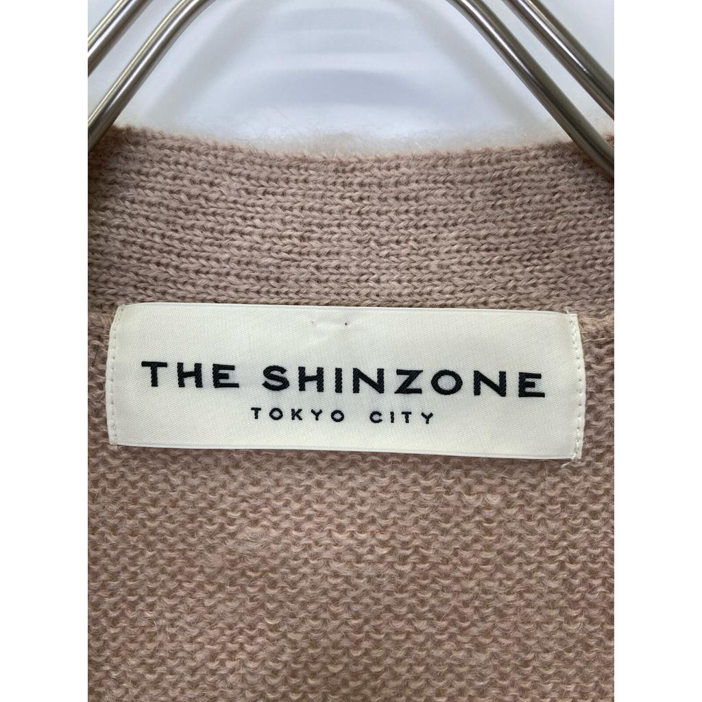 THE SHINZONE Beige Boxy Kid Mohair Cardigan tops F beigeUsed