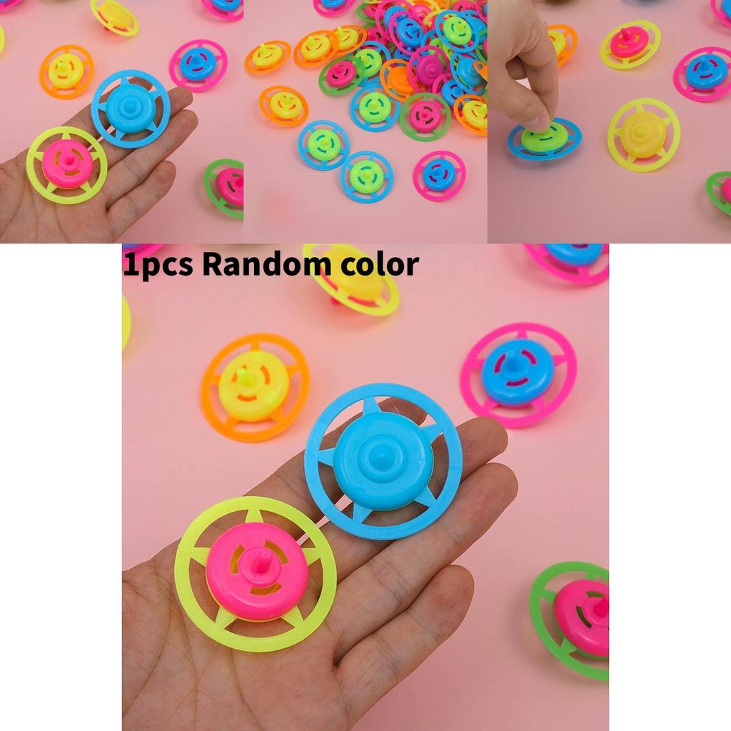 Plastic Spin Gyroscope Toy For Children With Colorful Candy Design And Traditional Play Use
