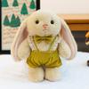 Cartoon Bunny Plush Doll With Polyester Filling For Childrens Bedroom Decor And Gift