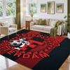 Feyenoord Design Crystal Velvet Rug Soft Decorative Mat for Bedroom Entrance