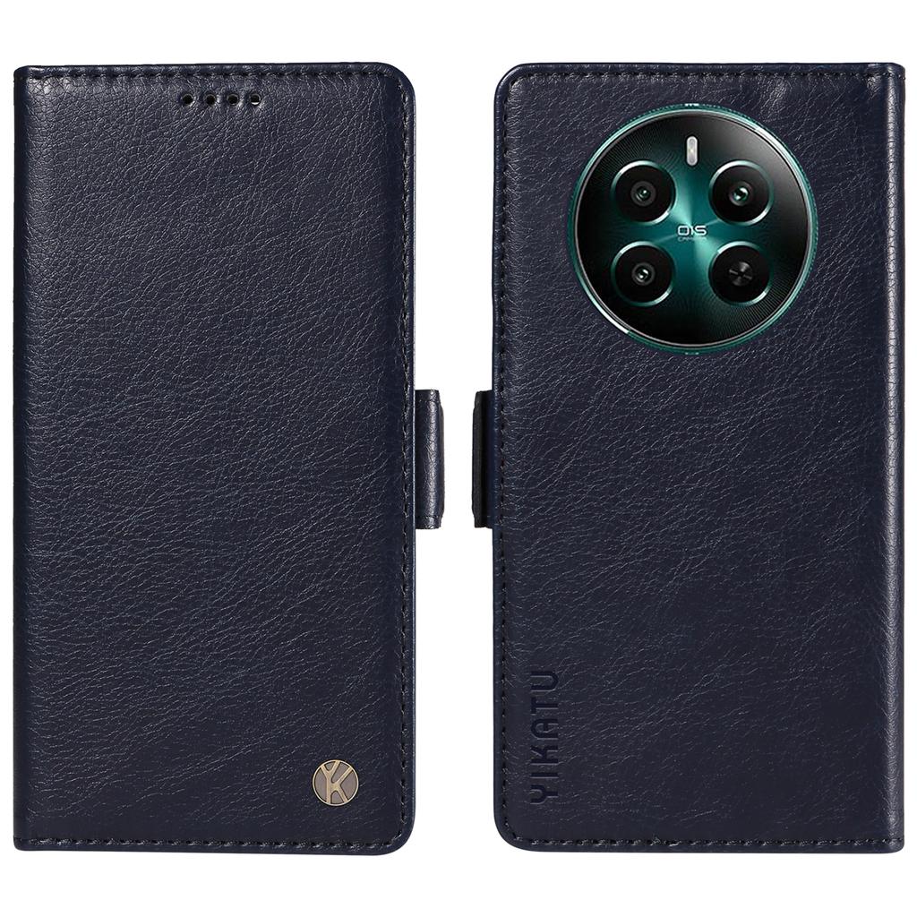YIKATU YK-007 For Realme Narzo 70 5G/Narzo 70 Pro 5G/P1 5G/12 4G/12+ 5G Case Side Buckle PU Leather Phone Cover Litchi Texture