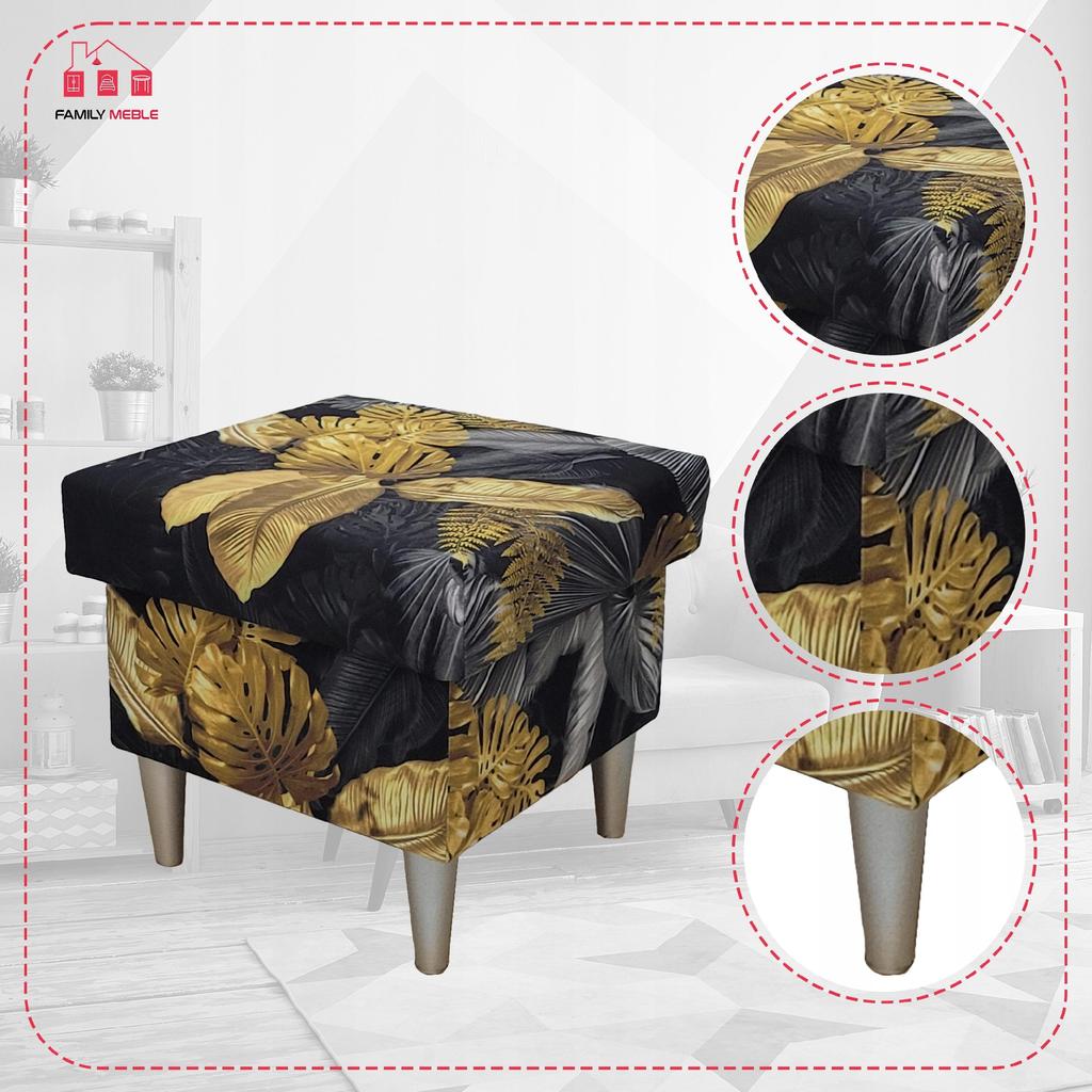 Taburet puf ARI cu recipient de depozitare Mobilier de familie diverse modele