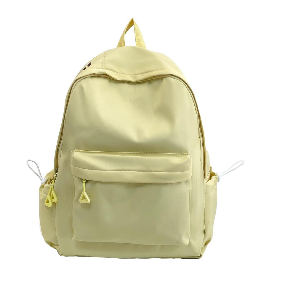 Fashion Letter Mori Simple Backpack Female Large Capacity Junior High School Student School Bag Versatile Youth Campus Backpack