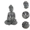 Buddha Sculpture with Solar Light for Outdoor Use