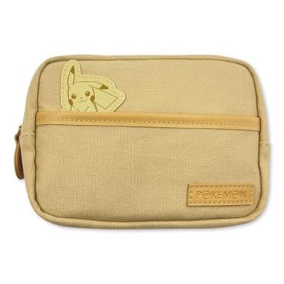 Marimo Craft Hyokkori Patch Series Box W165 X H115 X Pokémon Pouch, Pikachu, Approx. D40mm, PKM-935