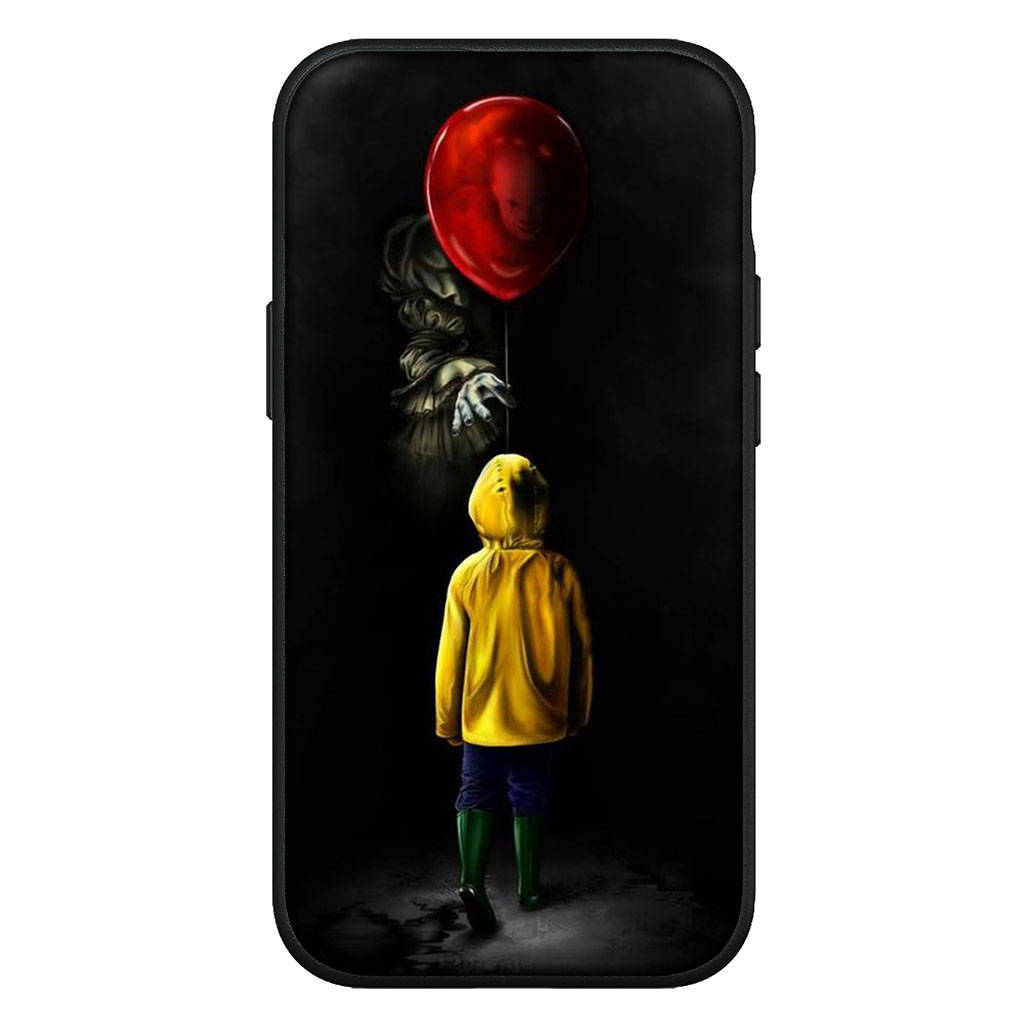 Kryt na iPhone 16 15 14 Xiaomi Redmi Note 13 12 11 Pro Max X 10 8 9 XR Samsung Galaxy S24 S23 A05 OPPO Pouzdro na telefon Huawei Pennywise Stephen King's IT