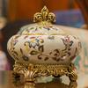 European Style Ashtray with Lid Handicrafts Ornaments Ceramic Vintage Home Decoration Box Storage Jar