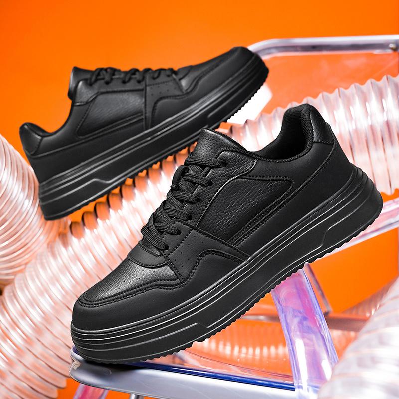 Men's Sports Shoes Soft Sole Ultra Lightweight Breathable Non-slip Wear-resistant Large Size Genuine Leather Sports Shoes