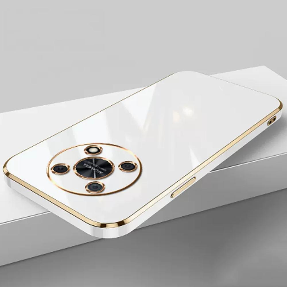 For Huawei Nova Y90 Case Luxury Square Plating Huawei Nova Y90 Phone Case CTR-LX2 Case Y90 ShockProof Silicone Back Cover Fundas
