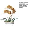 Wooden 3D Puzzle Flower DIY Handmade Potted Sunflower Lily Hydrangea Moth Orchids Bell Flower Jigsaw Decoration Floral Plants Building Crafts Kit