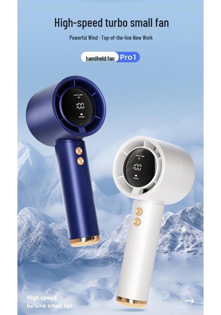 New Style Portable USB Rechargeable Silent Mini Handheld Fan