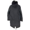 Jun Hashimoto LET039 FXF01 Black Fur-Lined Hoodie Mod Coat Coat 2 blackUsed
