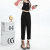 Autumn and Winter New Casual Versatile Harlan Jeans Women's Pear-shaped Figure High Waist and Thin Daddy Denim