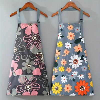 Nuovo grembiule da cucina impermeabile in tela di cotone per donna uomo che cucina donna adulta vita sottile traspirante lavoro maschile