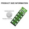 AG1/364/LR621 Button Coin Cell Batteries Durability Button Batteries for Daily Use Stable Voltages for Small Electronics