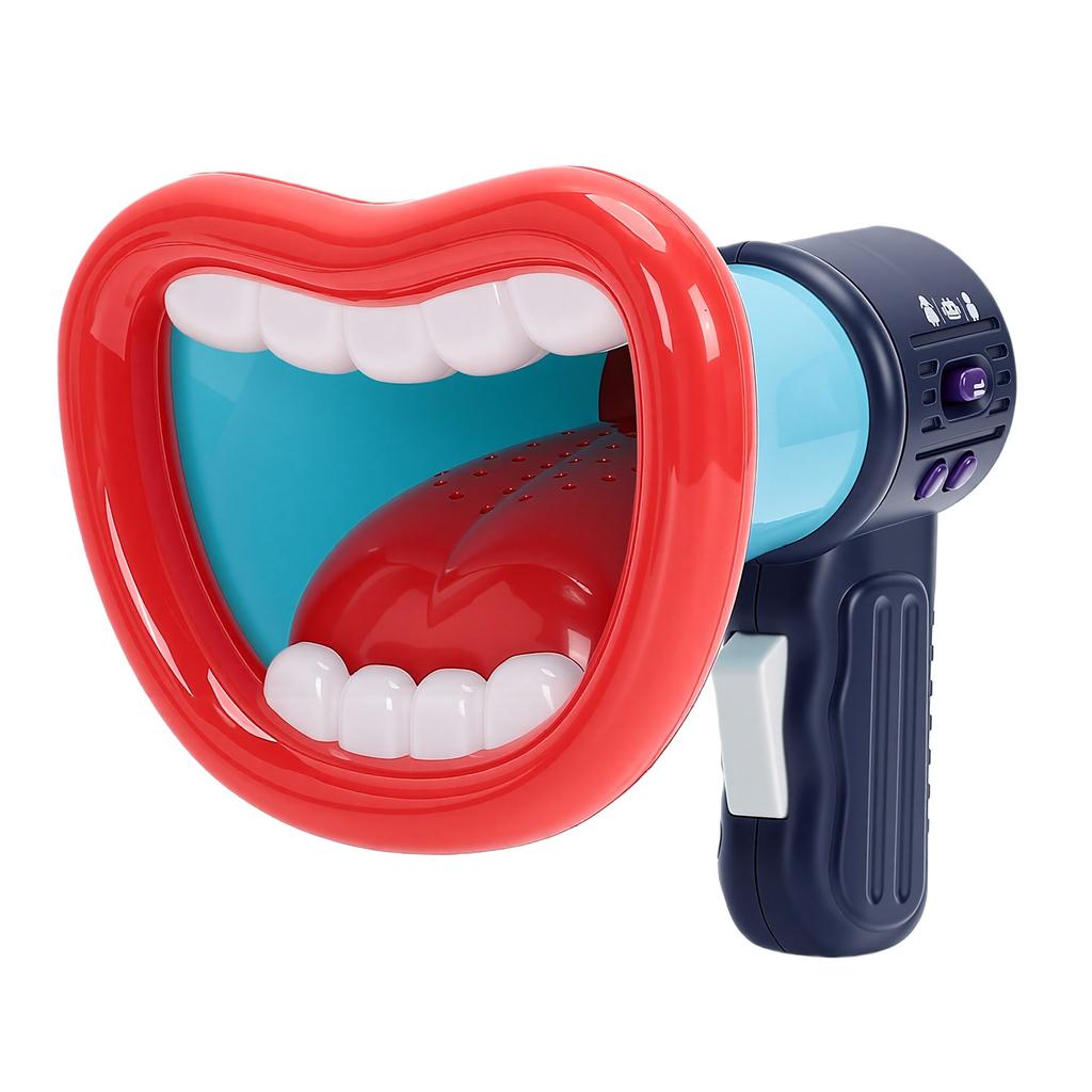 Voice Changer Horn Toy Recording Laugh Button Three Distinct Voice Funny Voice Changer Toy