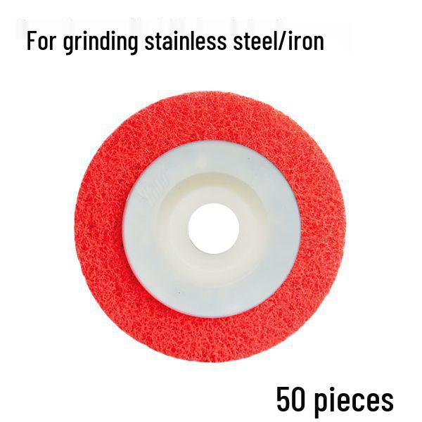 

50 Нейлоновых полировальных фибровых дисков для угловых шлифовальных машин - Металл и нержавеющая сталь