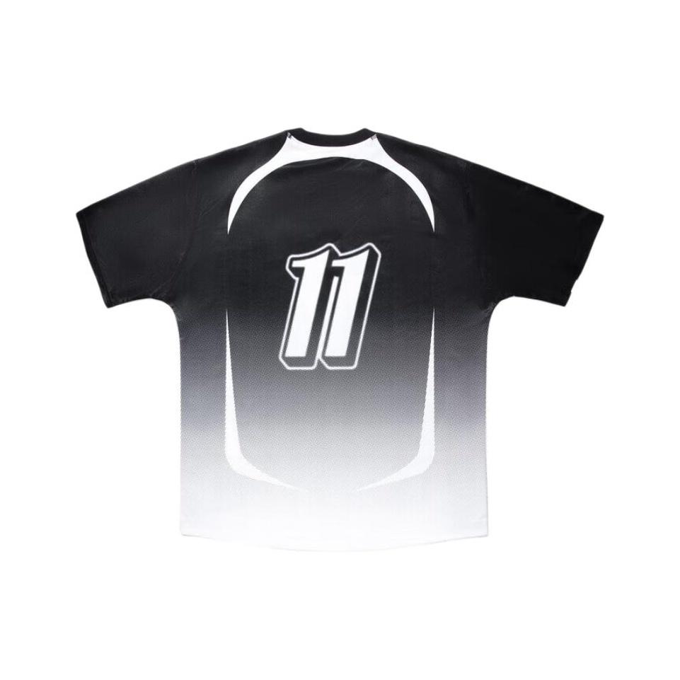 Li Ning Trendy Sports Series Round Neck Letter Print Gradient Comfortable Versatile Short Sleeve T-Shirt Men Tops AAEV017-1