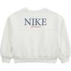 Nike Swoosh Sportswear Crewneck Pullover Casual Comfort Kids Tops Sail-White IB8433-133
