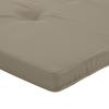 Lounge Chair Cushions 2 Pcs Taupe Oxford Fabric