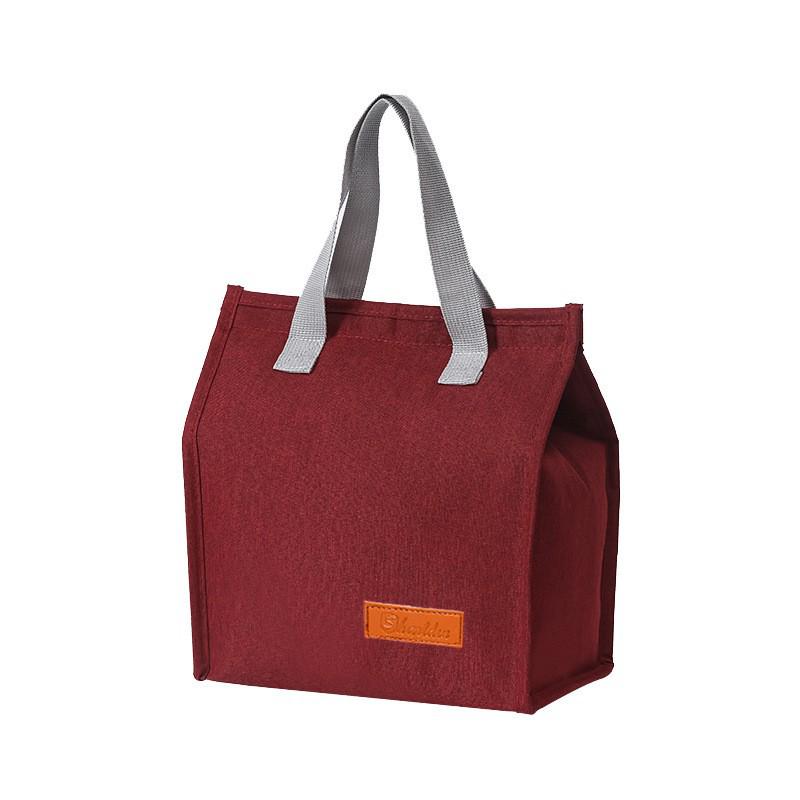 Portable Insulated Lunch Bag - Hand-held, Waterproof Aluminum Foil for Office, Commute, Students, or Kids