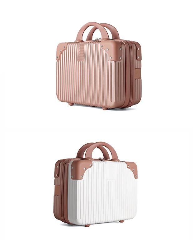 Ensemble de petits bagages de voyage pour femme: Mini 16 pouces, boîte à cosmétiques 14 pouces, sac de rangement 18 pouces