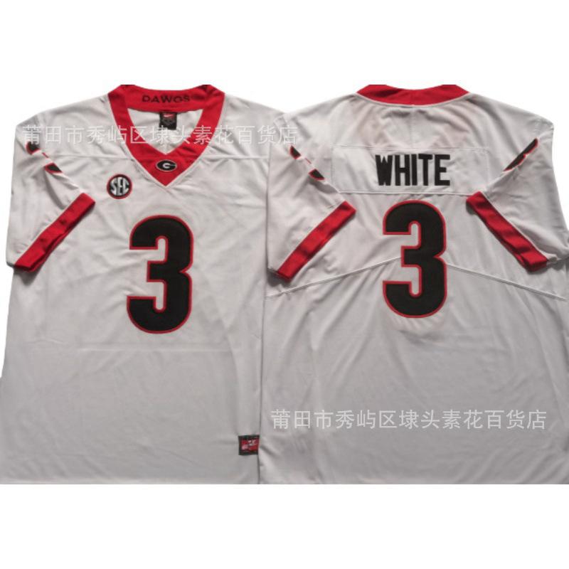 NCAA College Football Jersey Bulldogs Georgia Bulldogs Embroidery Spot Custom