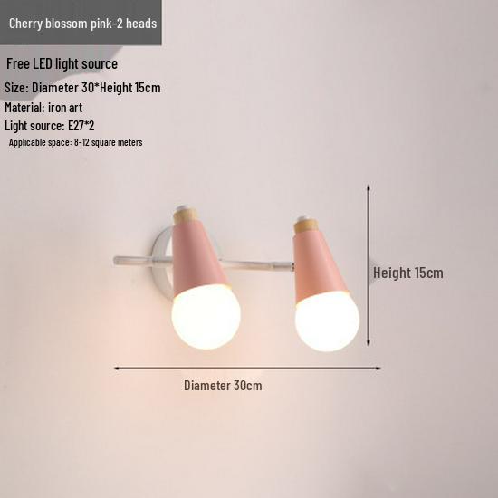 Modern Nordic Wall Lamp: Stylish Lighting for Bedroom, Living Room, Bar, or Staircase