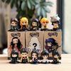 Demon Slayer Kimetsu No Yaiba Q Sürüm Anime Figürü Oyuncak - Oturan Tanjiro Nidouzi Inosuke Zenizu PVD Figür Model Bebek Hediye