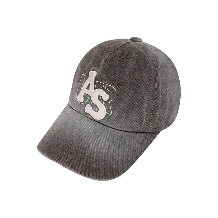 Washed Logo Ball Cap Ash Grey