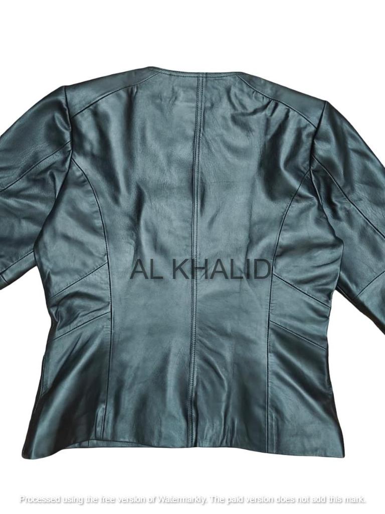 Neue Damenjacke Schwarz Leder Lammleder Handgefertigt Lässig Stilvoll Biker Motorrad Weiche Passform