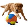 Chew Resistant Fabric Dog Ball Tear-Resistant Self Play Dog Toy Inflatable Big Ball for Medium Large Dogs Golden Retriever
