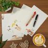 36 Pcs Cat Writing Paper and Envelopes Set, Warm Cute Cat Themed Stationary Set Kitten Design for Invitations Gift Decorations Holiday Party, 24