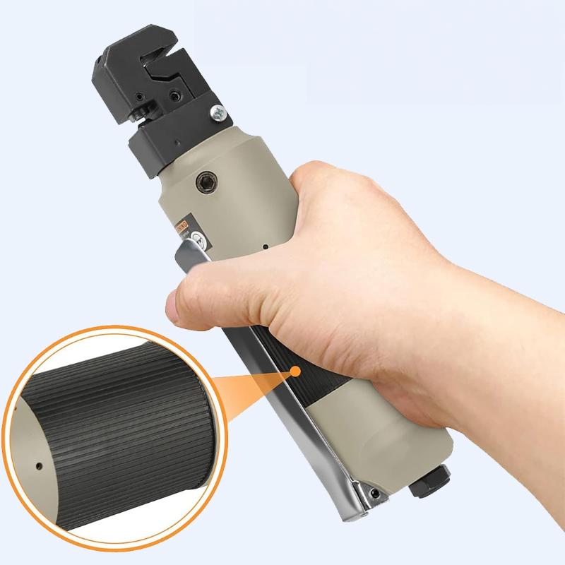 Air Pneumatic Sheet Metal Punch Kit Efficient Flange Hole Punch Tool Set for Mechanical Fabrication and Industrial Use