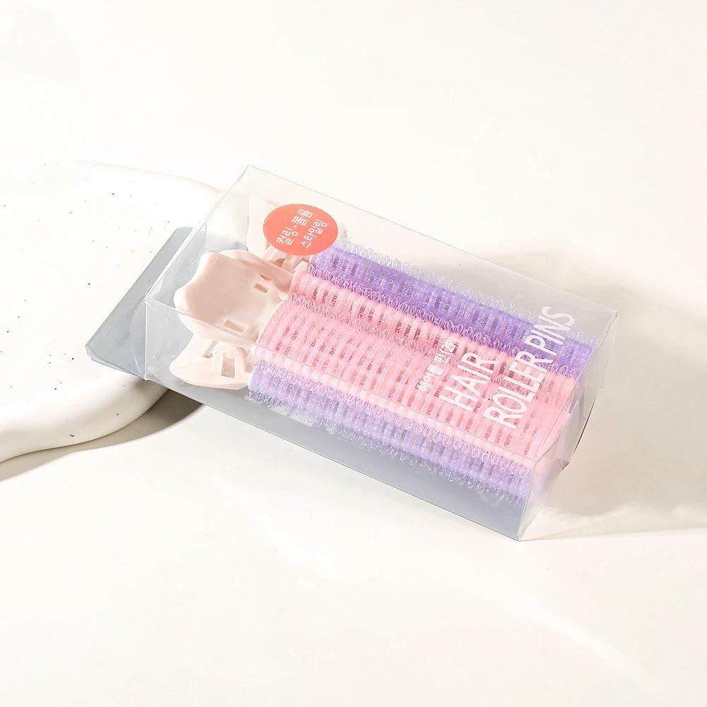 1/2/6pcs Hair Root Fluffy Clip Lazy Hair Edge Clip Women Top Styling Curling Barrel Portable Korean Bangs Side Clips Hair Roller