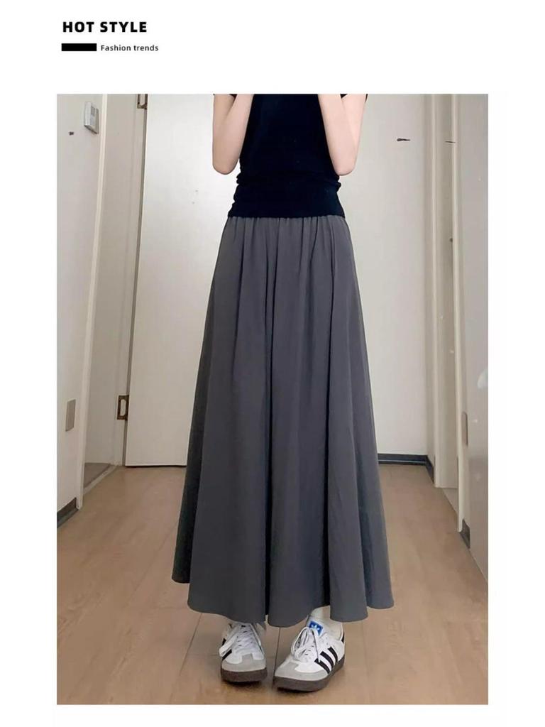 Plus Size Women's High-Waisted Wide-Leg Casual Summer Pants
